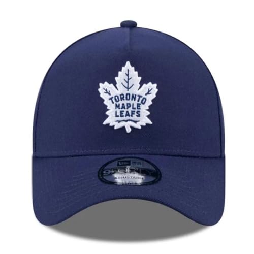 Navy Toronto Maple Leafs Core A-Frame 9FORTY Adjustable Hat miniatura 2