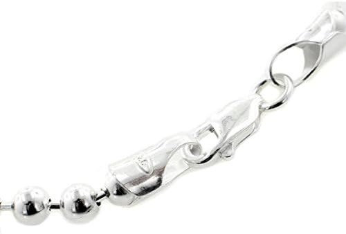 アクセサリー MAYU 5mm ball chain necklace (silver) S 5mm ball chain necklace (silver) – MAYU online store