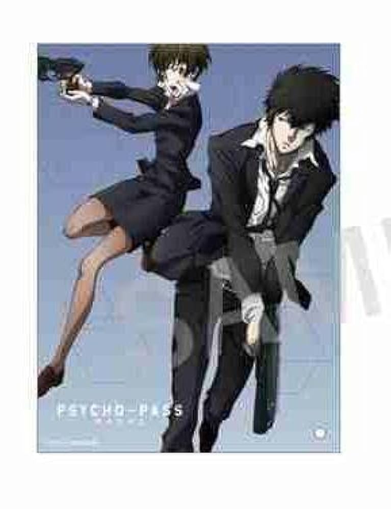 PSYCHO-PASS 描き下ろしアクリルスタンド 狡噛 常守 セール 劇場版 PSYCHO-PASS サイコパス 狡噛慎也 宜野座伸元 常