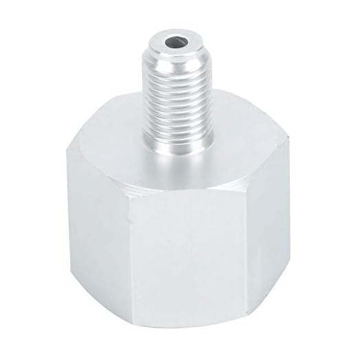 Adaptateur de régulateur de CO2, Adaptateur de convertisseur de connecteur d'adaptateur de Cylindre de CO2 en Aluminium pour Aquarium de bière Homebrew, 3/8 à W21.8, 3/8 à CGA320(3/8 to W21.8)