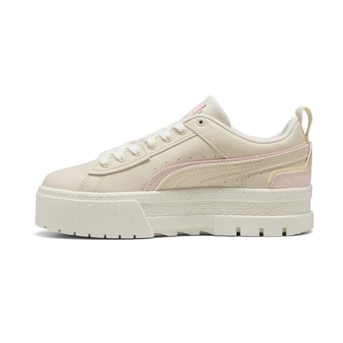 PUMA Womens Mayze Ut Muted Zebra Print Platform Sneakers Shoes Casual - White - Size 8 M3