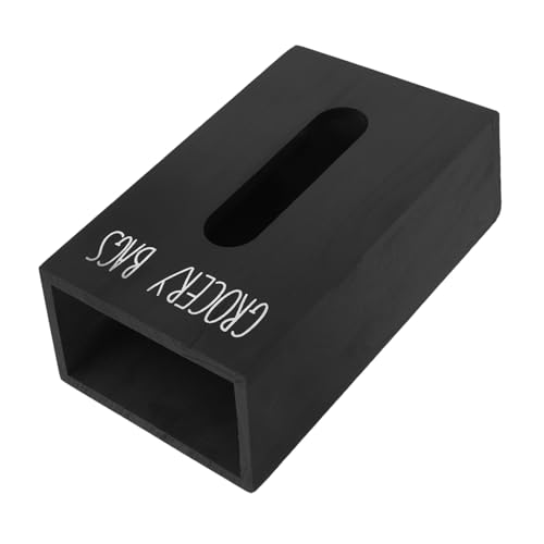 Levemolo 木製ゴミ袋収納ボックス 安定設計で倒れにくい 多機能食料品バッグオーガナイザー シンプルでおしゃれなカウンタートップ用 廃棄