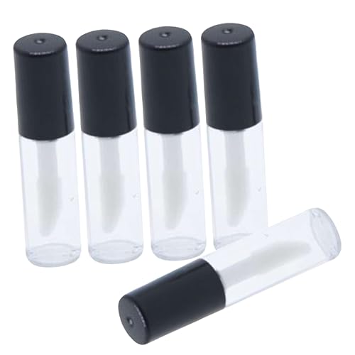 FOMIYES 1 Juego Envases De Brillo De Labios Vacíos Botellas De Labios Producto Embalaje Transatlántico Varitas Botellas De Brillo De Labios Botellas De Varita De Labios Black 50 Piezas