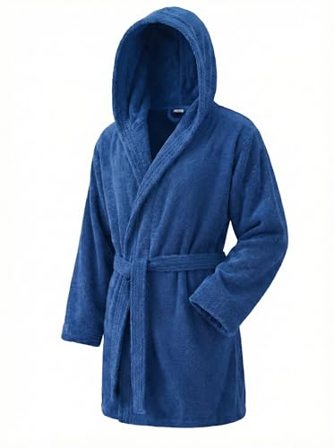 Top Towel - Elegant - Albornoz Mujer y Hombre 100% Algodón, 500 g/m² - Opción con Capucha o Sin Capucha - Suave y Absorbente para Ducha, Spa y Piscina