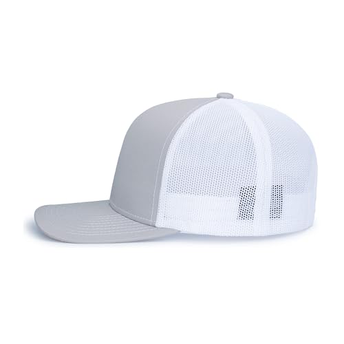 Image of Pacific Headwear Contrast Stitch Trucker Snapback