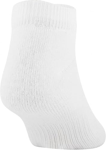 ENCIGER® Men’s Ankle Socks 4 Pairs - Low Cut Cotton & Spandex Cushioned Breathable Socks (Size 10 to 13, 2 White, 2 Dark Grey)2