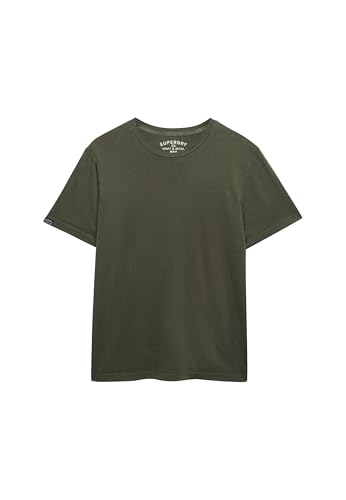 T-Shirt Homme Superdry Classic uni col rond en coton respirant