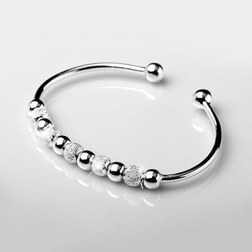 Image of Peora Silver Plated Adjustable Beads Pattern Bracelet Fancy Stylish Fashion Jewellery for Women