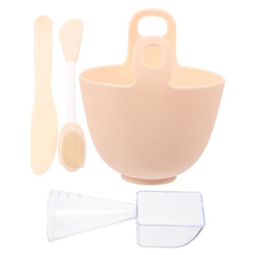 DEARMAMY 1 Juego Cuenco de de silicona Gel Herramienta de mezcla de máscaras tazón de mezcla facial reutilizable Mezcla de tazones tazón de facial cuencos faciales páginas