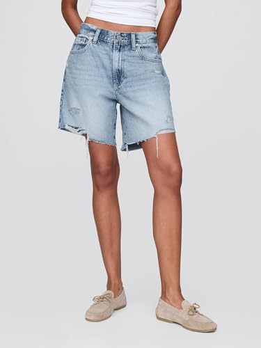 Save 51% on GAP Women's Loose Fit Denim Bermuda Shorts
