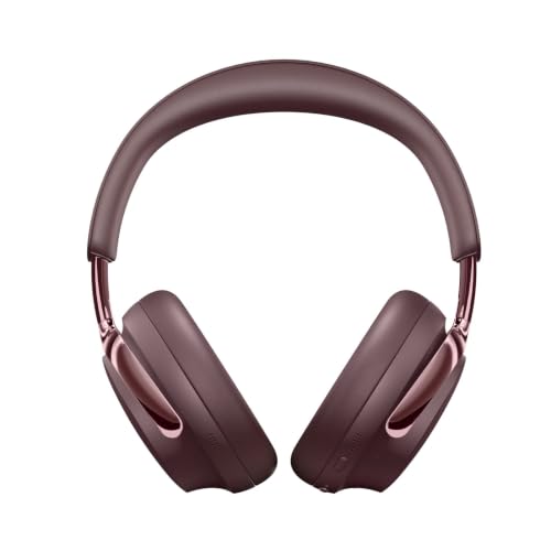 Image of Bose QuietComfort Ultra Bluetooth Headphones (2nd Gen), Wireless Headphones with Spatial Audio, Over Ear Noise Cancelling with Mic, Up to 30 Hours of Play time, Cherry Chocolate - Limited Edition
