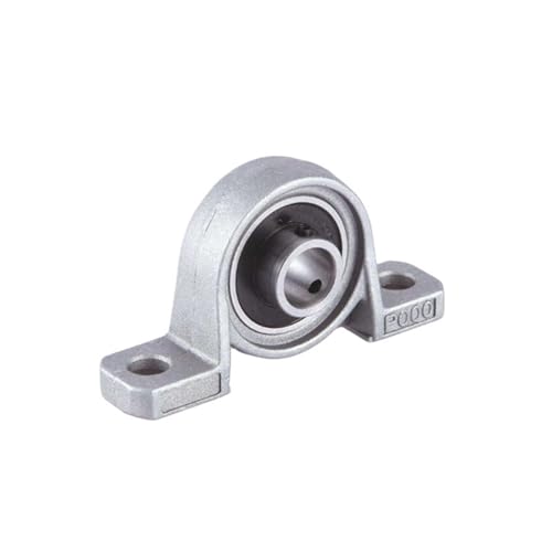 DINGGUANGHE 1PC Pillow Block Mounted Ball Bearing KP08/KP000/KP001/KP002/KP003/KP004/KP005/KP006/KP007 Flange Support Bearings(KP005 ID25mm)