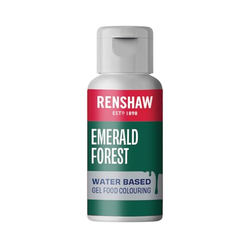 Renshaw Water Based Gel Food Colouring Emerald Green 20 g (Pack of 1)