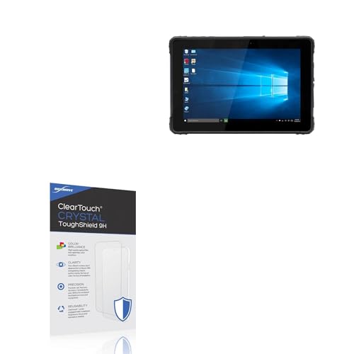 BoxWave Screen Protector Compatible With Unitech TB110 - ClearTouch Crystal ToughShield 9H (2-Pack), Clear 9H Tough Flexible Film Screen Protector