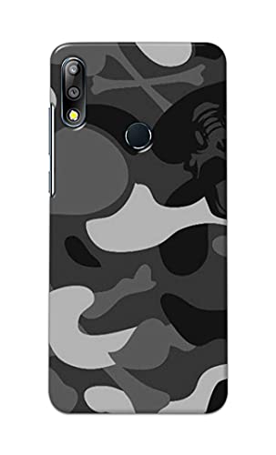 Image of Printed Hard Back Cover Case for Asus Zenfone Max Pro (M2) (6.26 inch) | Zenfone Max Pro M2 Back Cover (Army Pattern) -1302