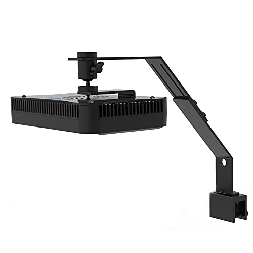 Lominie LED Aquarium Licht, Hohe Helligkeit Vollspektrum P150 Marine Aquarium Licht Cover