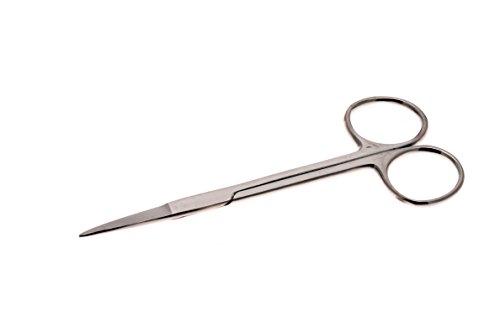 Aven 11014 Straight Scissor with Slim Blade for Cutting Fine Wire, 4-1/2