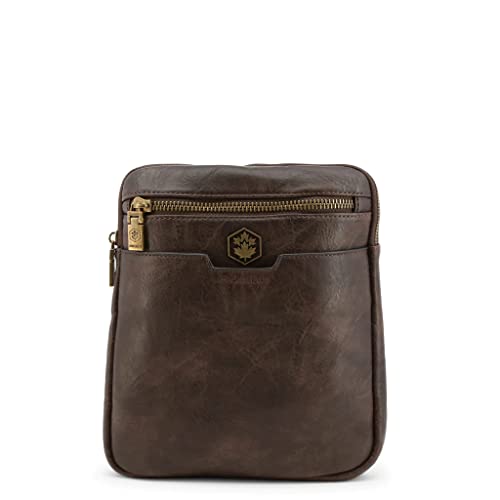 Brand: LUMBERJACK Lumberjack Tracolla Pelle Thomas Collection - LK1423 (Dk Brown)