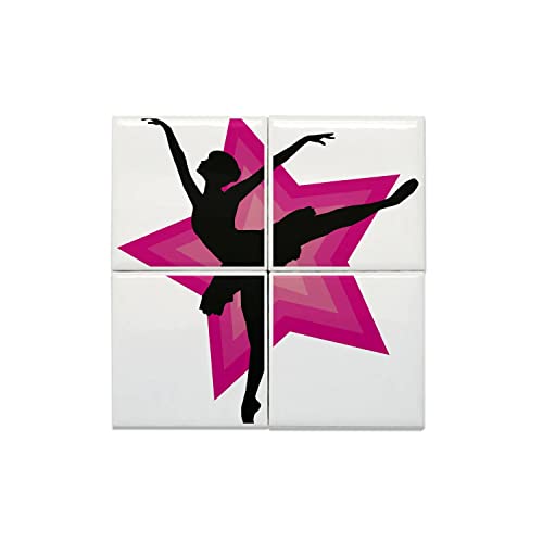 Carreaux céramique danseuse étoile pour décorer une chambre de fille
