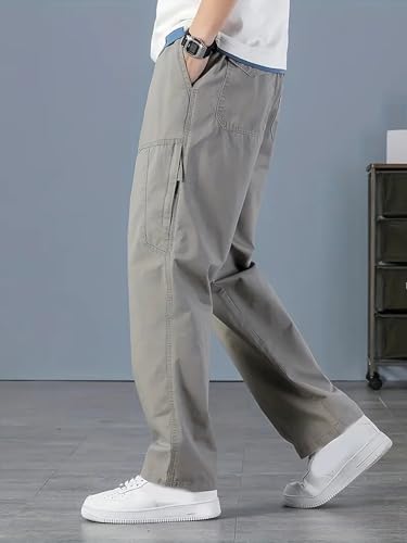 Image of Lymio Cargo for Men || Cotton Cargo Pant || Drawstring Waist Pant (Also Available in Plus Sizes) (62-65)