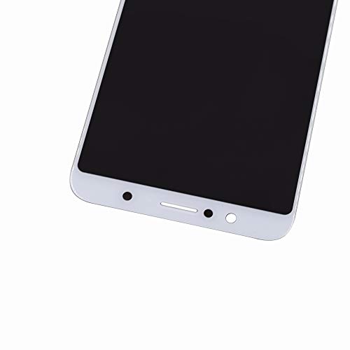 Image of LCD Screen Display with Digitizer Touch Panel Without Bezel Frame Compatible with Asus Zenfone Max Pro (M1) ZB601KL(White)