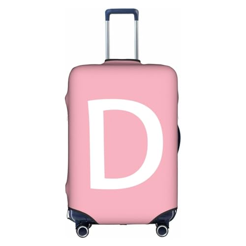 White Letter D Luggage Cover Washable Suitcase Cover Anti-Scratch Luggage Protector Covers Elastic Luggage Identify for Suitcase S fits 18-21 Inch Luggage