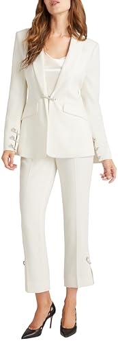 Cinq à Sept Women's Rhinestone Pin Cheyenne Blazer4