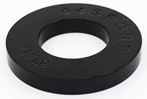 44Sport 1.25Lbs Olympic Fractional Weight Plates Black – Set Of 2 #TOP2