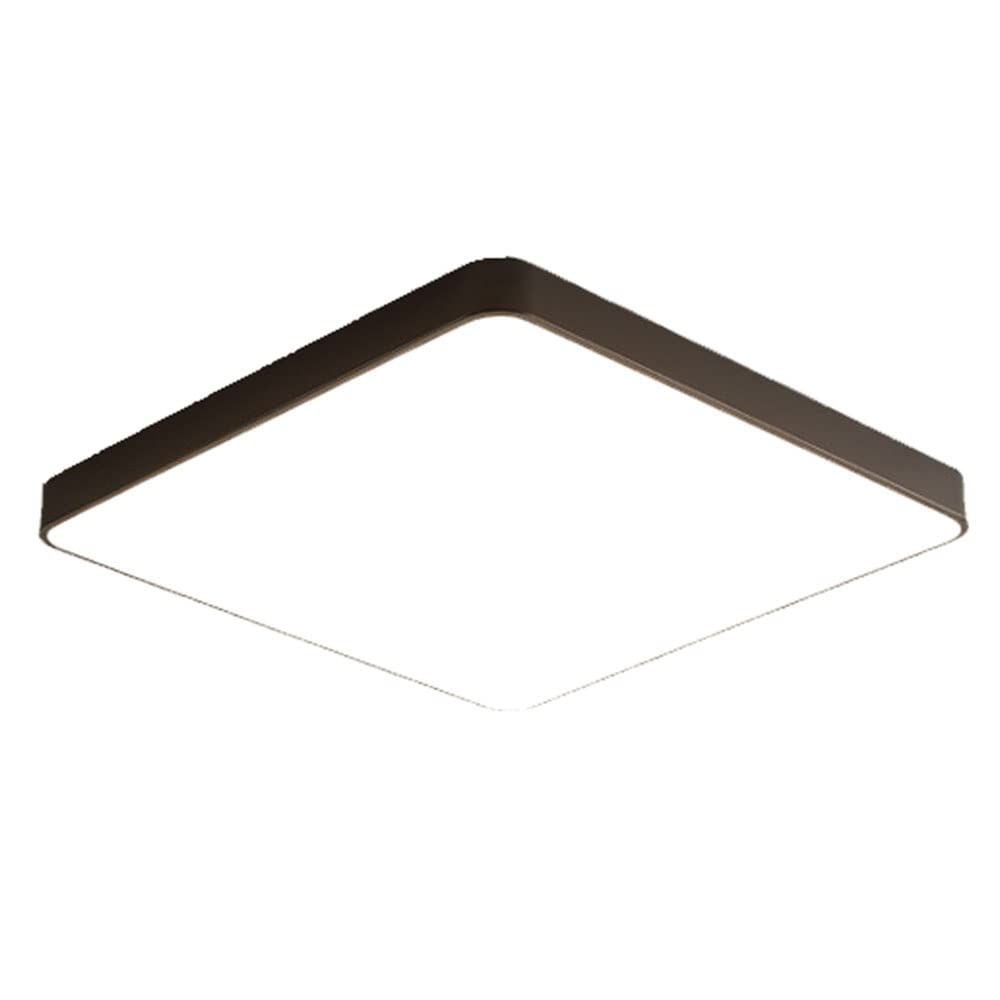 Luce Moderna del soffitto del LED, apparecchio dimmerabile a 3 Colori Ultra Sottile, Design Bianco Acrilico per corridoio, Cucina, Camera da Letto e Illuminazione del seminterrato