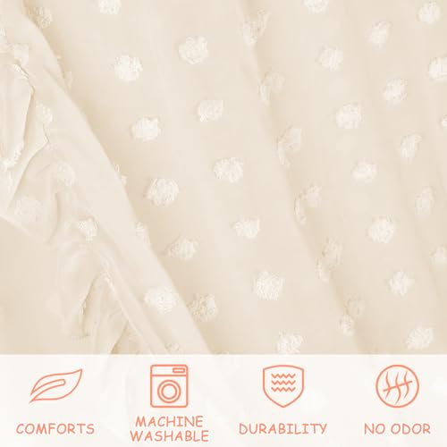 Image of Princess Bed Canopy for Girls - Crib Canopy for Bed - Mosquito Net for Bed, Kids Bed Canopy with Princess Room Decor for Girls Bedroom,Children's Reading Room Decor (Beige)