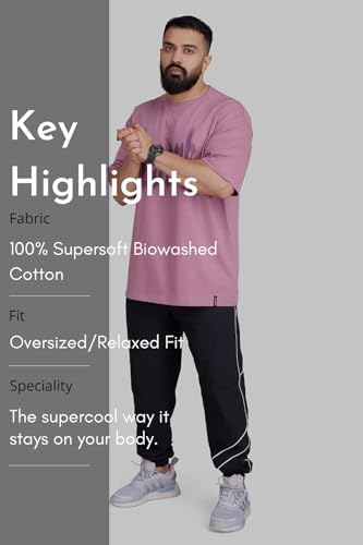 Image of FUAARK Blurred Oversized Sports and Gym T-Shirt for Men