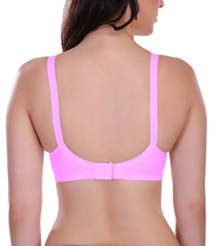 Image of Eve's Beauty Women's Cotton Non Padded Wire Free Full Coverage Bra