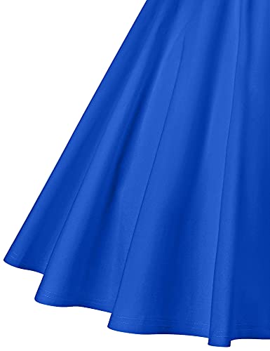 Image of GownTown Womens 1950s Cape Collar Vintage Swing Stretchy Dresses