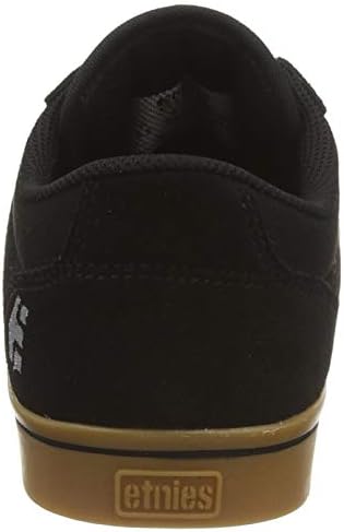 Etnies Unisex-Child Barge LS Skate Shoe, Black/Green/Gum, 10c Medium US Big Kid | Image 2