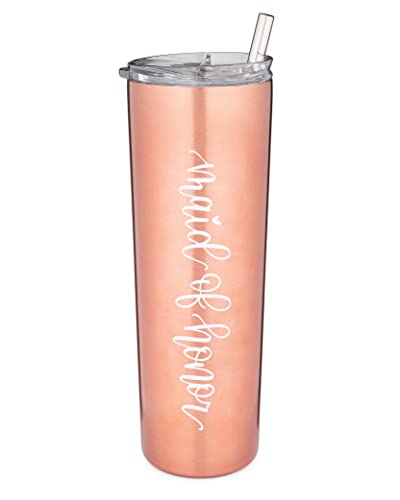 The Navy Knot Maid of Honor Wine Tumbler - Stainless ...