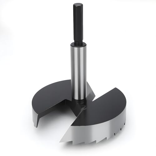 NIBBLAX 5" Forstner Bit for Wood, 5 Inch (Dia.) Wood Drill Bit Forstner Bits for Woodworking, Hex Shank by NIBBLAX - Image 3