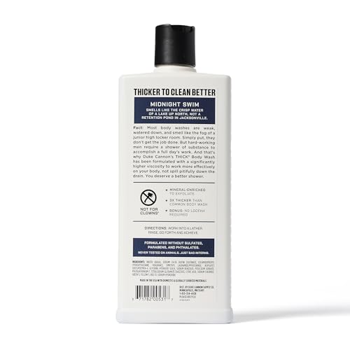 Duke Cannon Supply Co. 2-in-1 Tea Tree Hair Wash & Midnight Swim Body Wash Bundle - Masculine Scent - Gentle Cleansing Hair Wash - Deep Cleaning Body Wash - Midnight Swim/Tea Tree 2-1