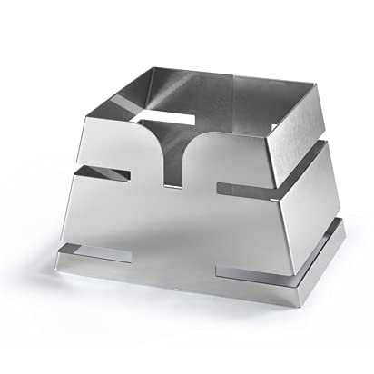 Rosseto Serving Solutions LD135 Large Pyramid Stainless Steel Skycap Riser