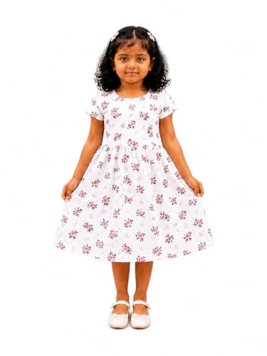 Image of Kids Girls Combo Frock | Girl Cotton Blend Dress | Princess Style Frock | Birthday, Casual & Festive Outfit