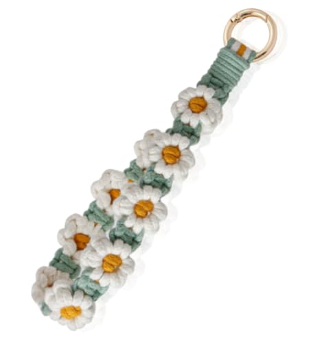 MaySol Macrame Keychain for Women Wristlet Lanyard for Keys Car Keys Boho Key chain Wrist Lanyard