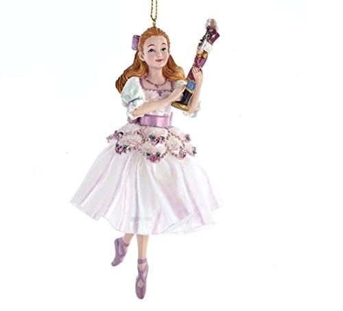 Kurt S. Adler Nutcracker Suite Clara with Nutcracker Christmas Ornament E0426C
