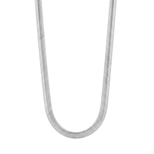 Image of THE MEN THING Chain for Men, Luxury Pure Titanium Steel Chain | Silver Stainless Steel Chain | Necklace Jewellery for Men & Boys