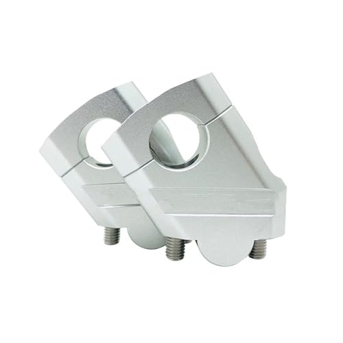 Pince de rehaussement guidon 28mm argent haute rigidité pour Benelli