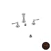 Newport Brass 2559/ORB Ithaca Vertical Spray Double Handle Bidet Faucet, Hand Relieved Oil Rubbed Bronze