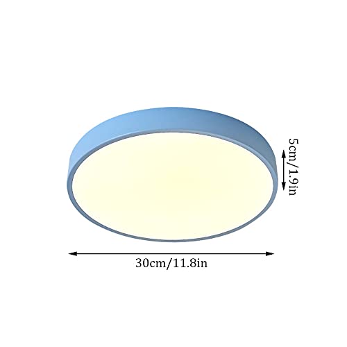 Plafonnier LED vert 30 cm lustre moderne suspension chambre rond - 6