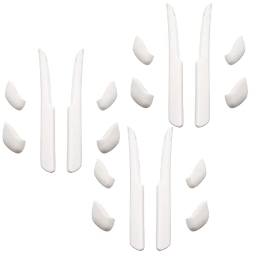 Ensemble de jambes en silicone Fast Jacket XL blanc au toucher soft premium pour lunettes
