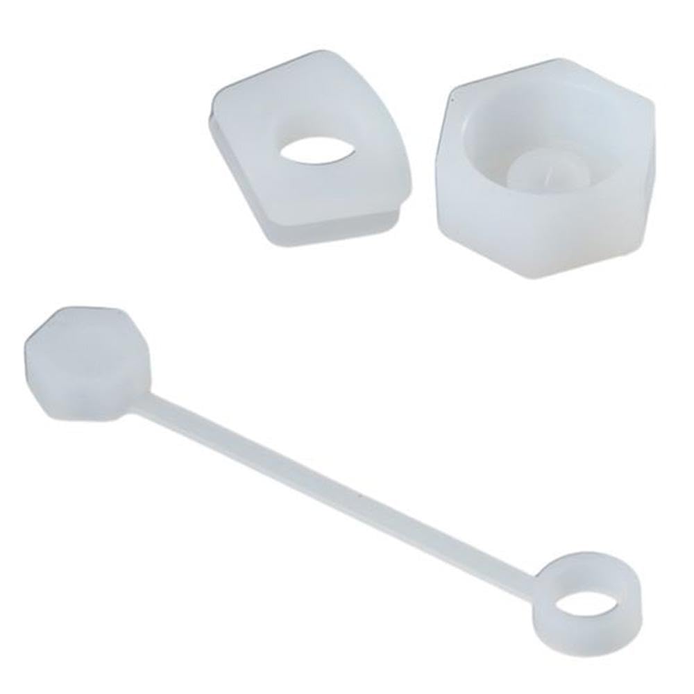 HOBBYIN 6Pcs Leak Stopper Plug,Transparent Practical Tumbler Leak Stopper Tool,Silicone Spill Proof Stopper