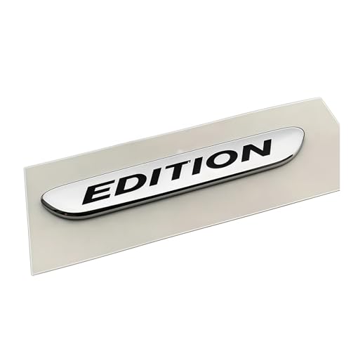 Badge Autocollant De Style De Voiture, 1 Pièce, Édition Nuit, Grande Édition, Chrome, Argent, Noir, Emblème(Chrome Edition)