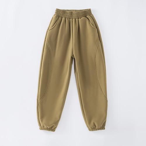 Boys and Girls Middle and Small Children Fall and Winter Padded Sweatpants Warm Lambswool Shoes for New Walkers Boys2