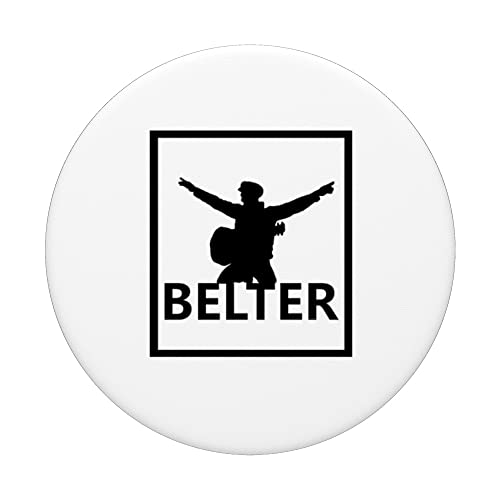 She's a Belter Scottish inspired Music Merchandise PopSockets Swappable PopGrip, Black - Image 3